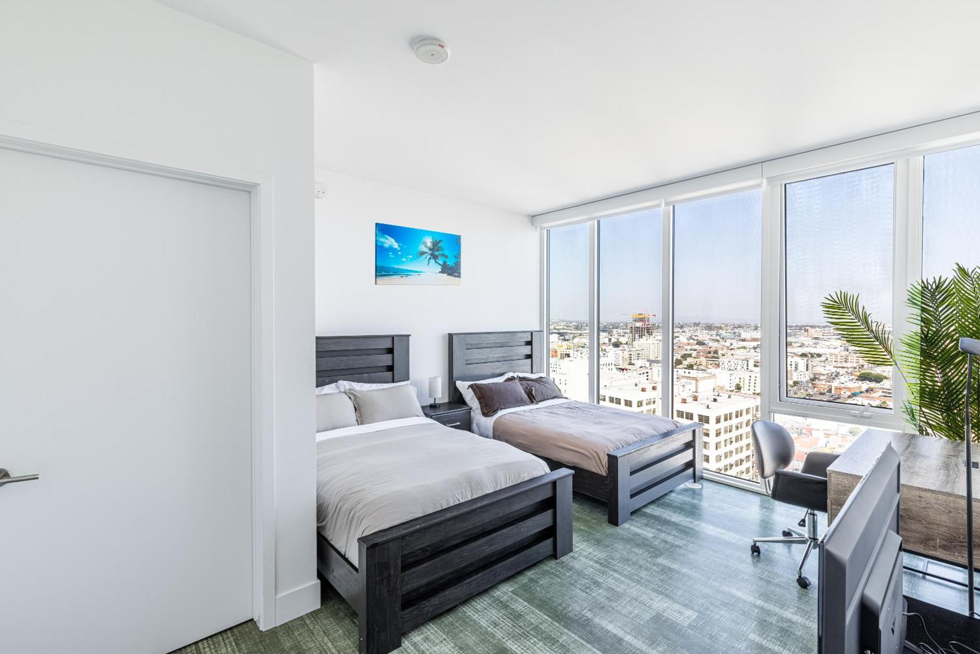 Top Floor High Rise 3 Bed Dtla Skyscraper Penthouse Los Angeles Eksteriør bilde